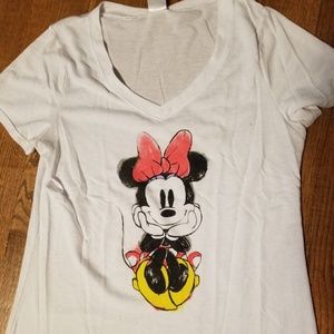 Minnie Mouse white disney t shirt